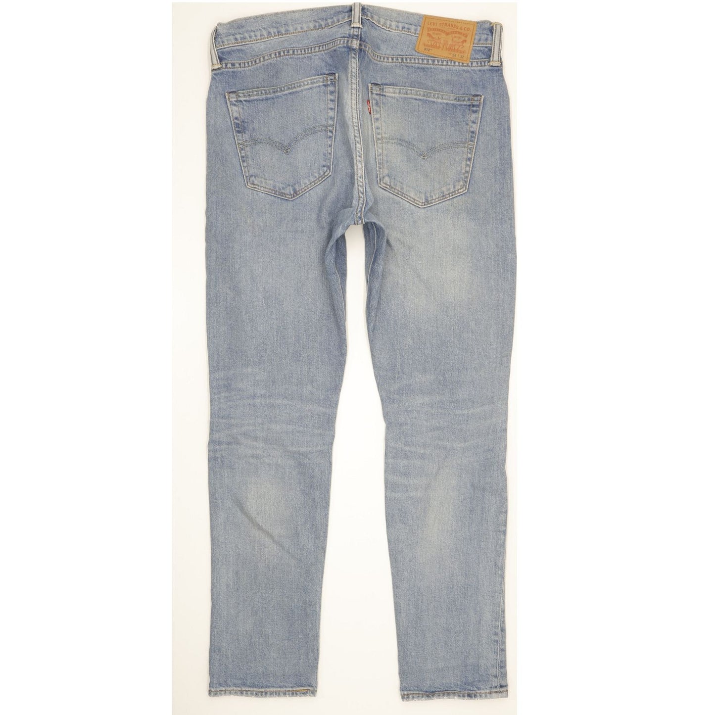 Levi's 512 Men Blue Tapered Slim Stretch Jeans W34 L31