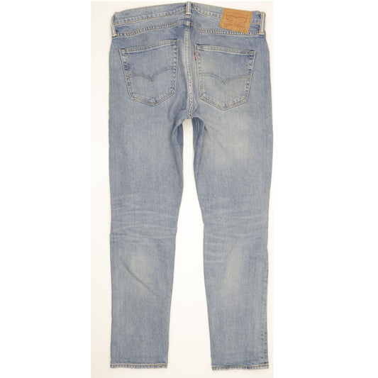 Levi's 512 Men Blue Tapered Slim Stretch Jeans W34 L31