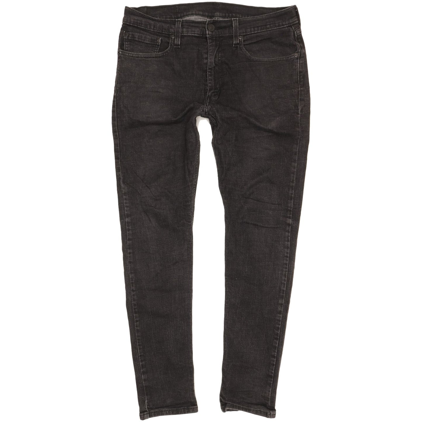 Levi's 512 Men Black Tapered Slim Stretch Jeans W34 L31