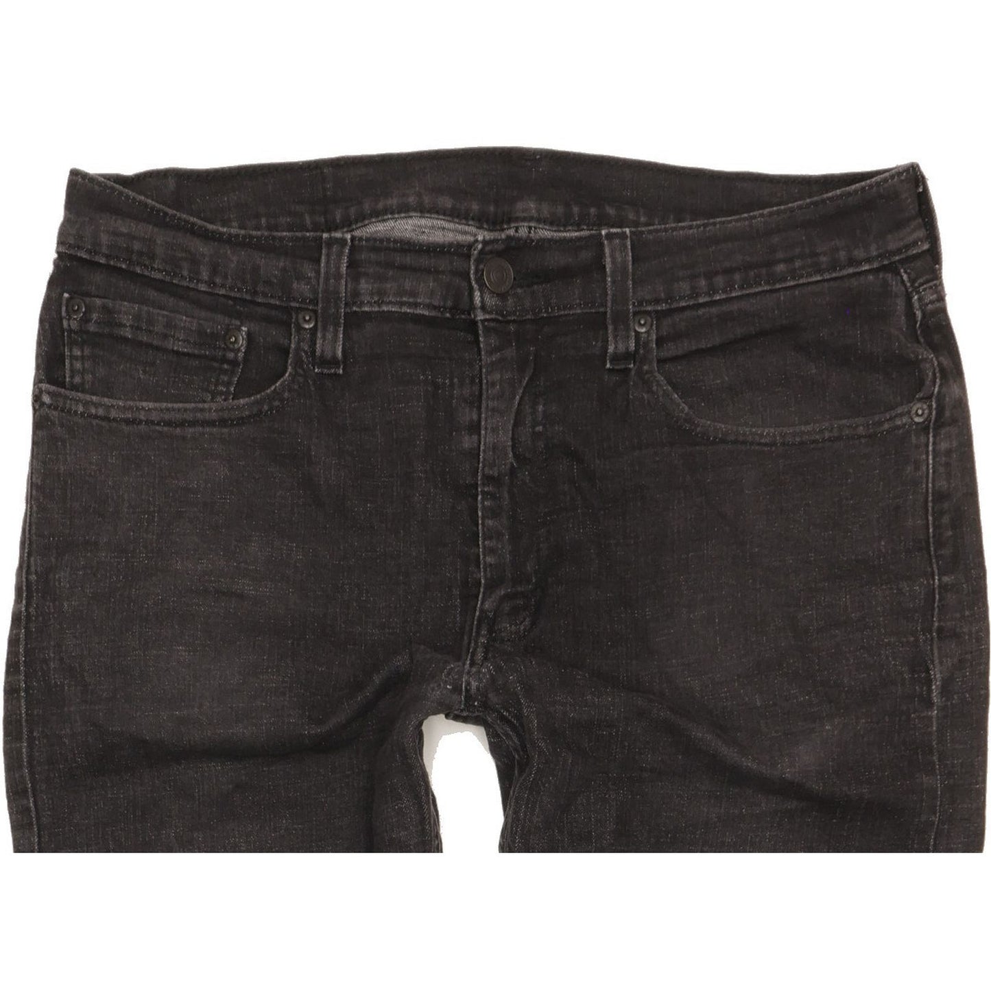 Levi's 512 Men Black Tapered Slim Stretch Jeans W34 L31