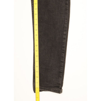 Levi's 512 Men Black Tapered Slim Stretch Jeans W34 L31
