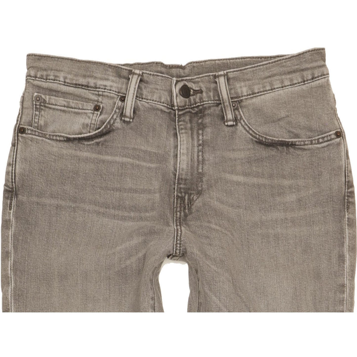 Levi's 511 Men Grey Straight Slim Jeans W32 L34