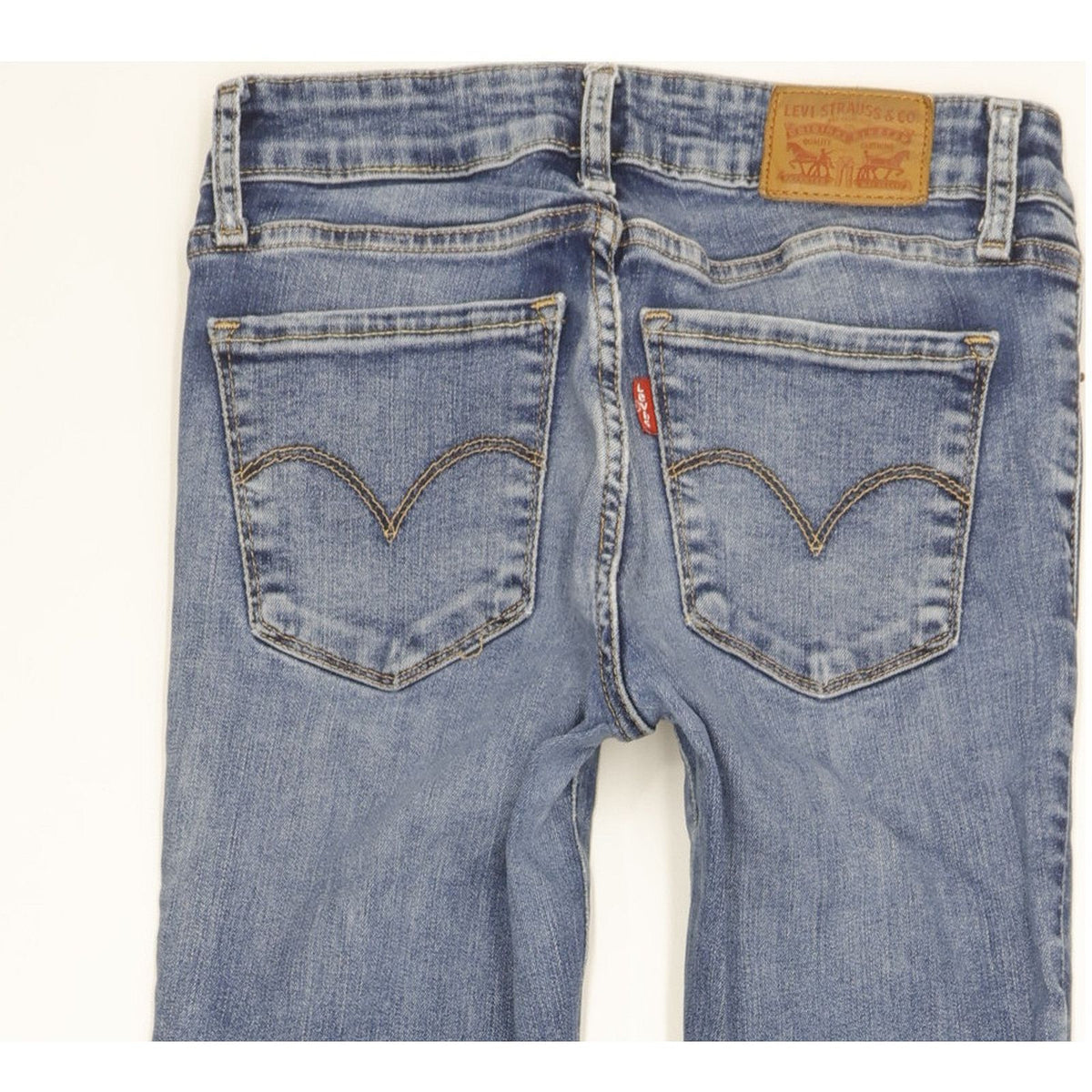 Levi's 711 Women Blue Skinny Slim Stretch Jeans W25 L28