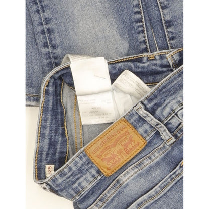 Levi's 711 Women Blue Skinny Slim Stretch Jeans W25 L28
