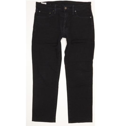 Levi's 511 Men Black Straight Slim Stretch Jeans W33 L27