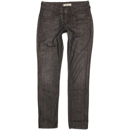 Levi's 571 Women Black Straight Slim Stretch Jeans W29 L32