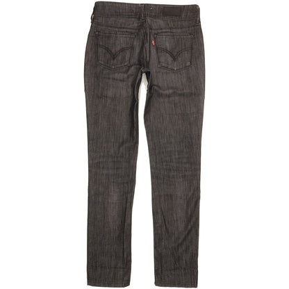 Levi's 571 Women Black Straight Slim Stretch Jeans W29 L32