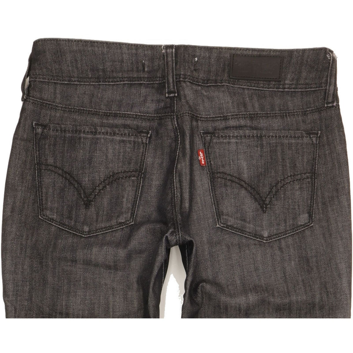 Levi's 571 Women Black Straight Slim Stretch Jeans W29 L32