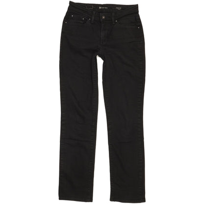 Levi's Demi Curve Women Black Straight Classic Stretch Jeans W28 L31