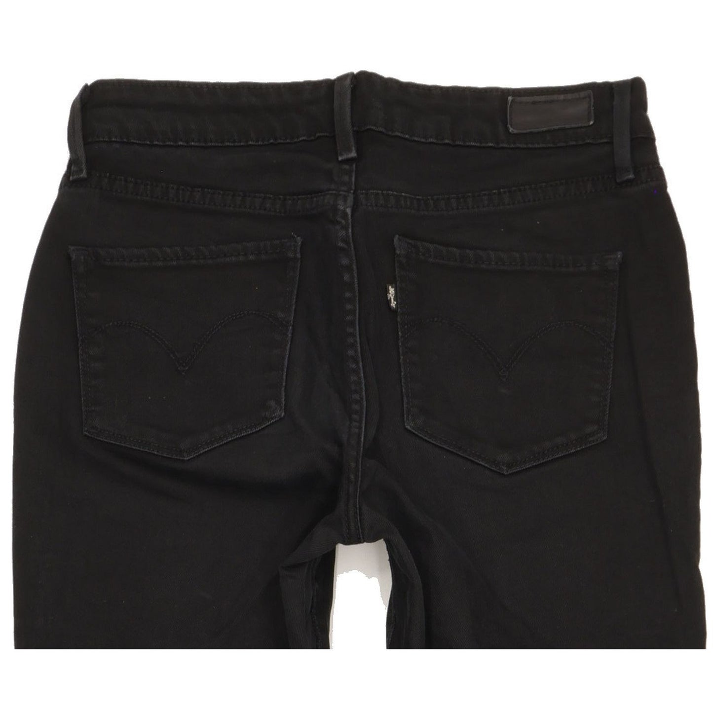 Levi's Demi Curve Women Black Straight Classic Stretch Jeans W28 L31