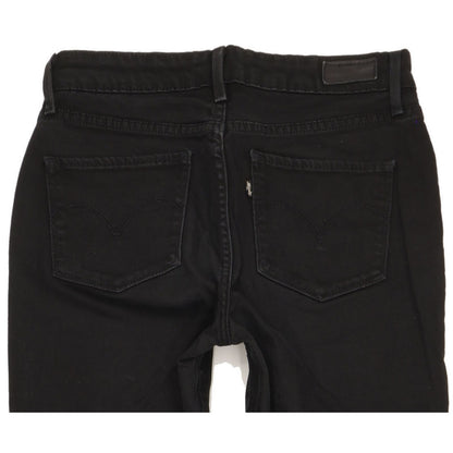 Levi's Demi Curve Women Black Straight Classic Stretch Jeans W28 L31
