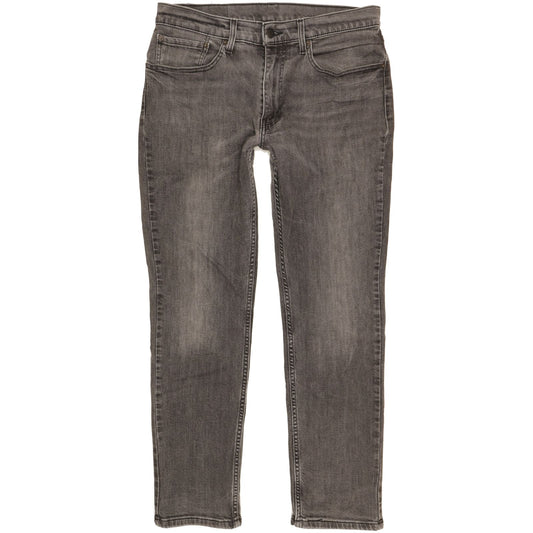 Levi's 511 Men Grey Straight Slim Stretch Jeans W34 L30