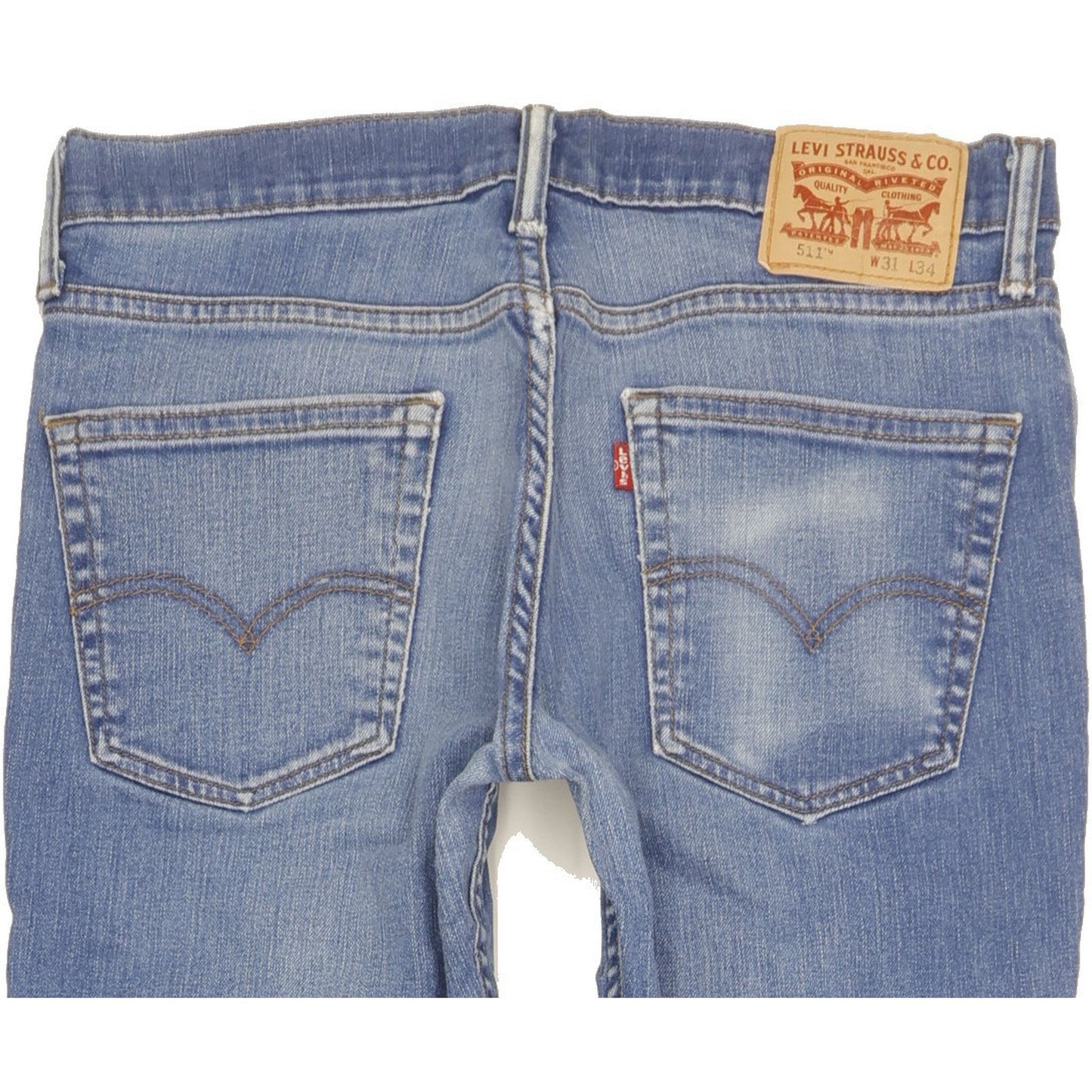 Levi's 511 Men Blue Straight Slim Stretch Jeans W31 L32
