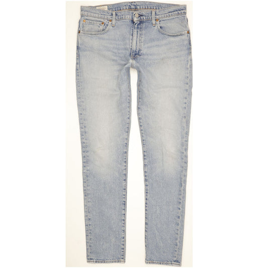 Levi's 512 Men Blue Tapered Slim Stretch Jeans W33 L33