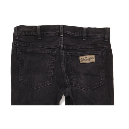 Wrangler Texas Men Black Straight Regular Stretch Jeans W34 L31