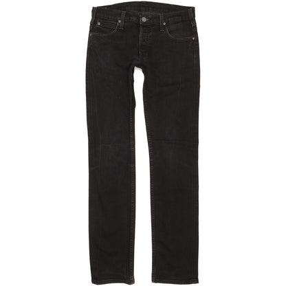 Lee Powell Men Black Straight Slim Stretch Jeans W31 L34