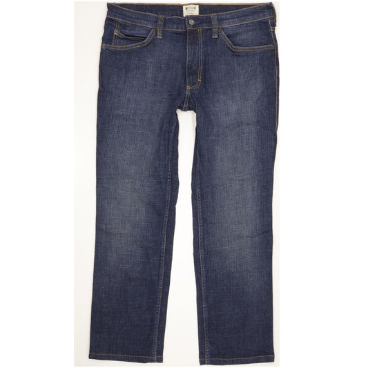 Mustang Tramper Men Blue Straight Regular Stretch Jeans W36 L30