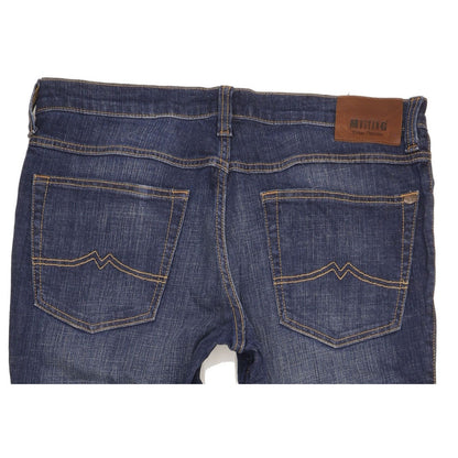 Mustang Tramper Men Blue Straight Regular Stretch Jeans W36 L30