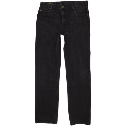 Lee Brooklyn Men Black Straight Regular Jeans W34 L33