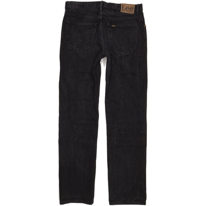 Lee Brooklyn Men Black Straight Regular Jeans W34 L33