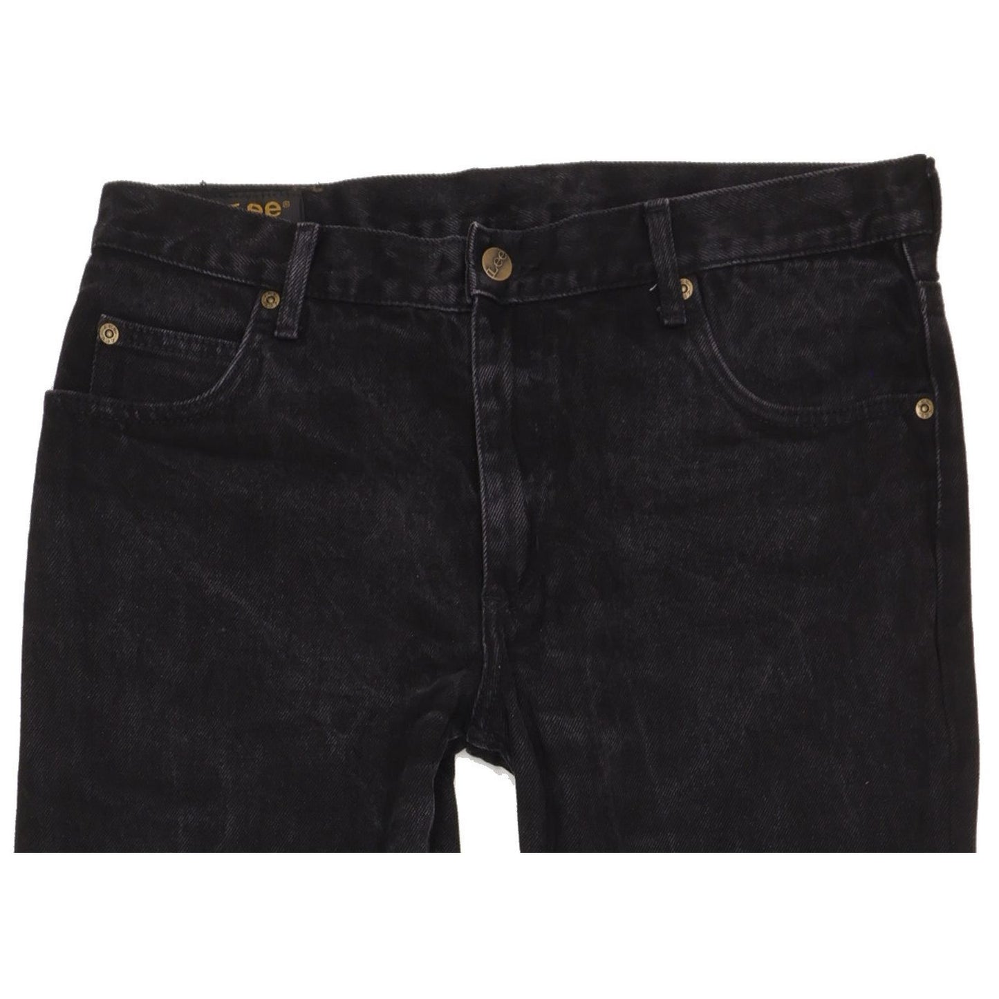 Lee Brooklyn Men Black Straight Regular Jeans W34 L33
