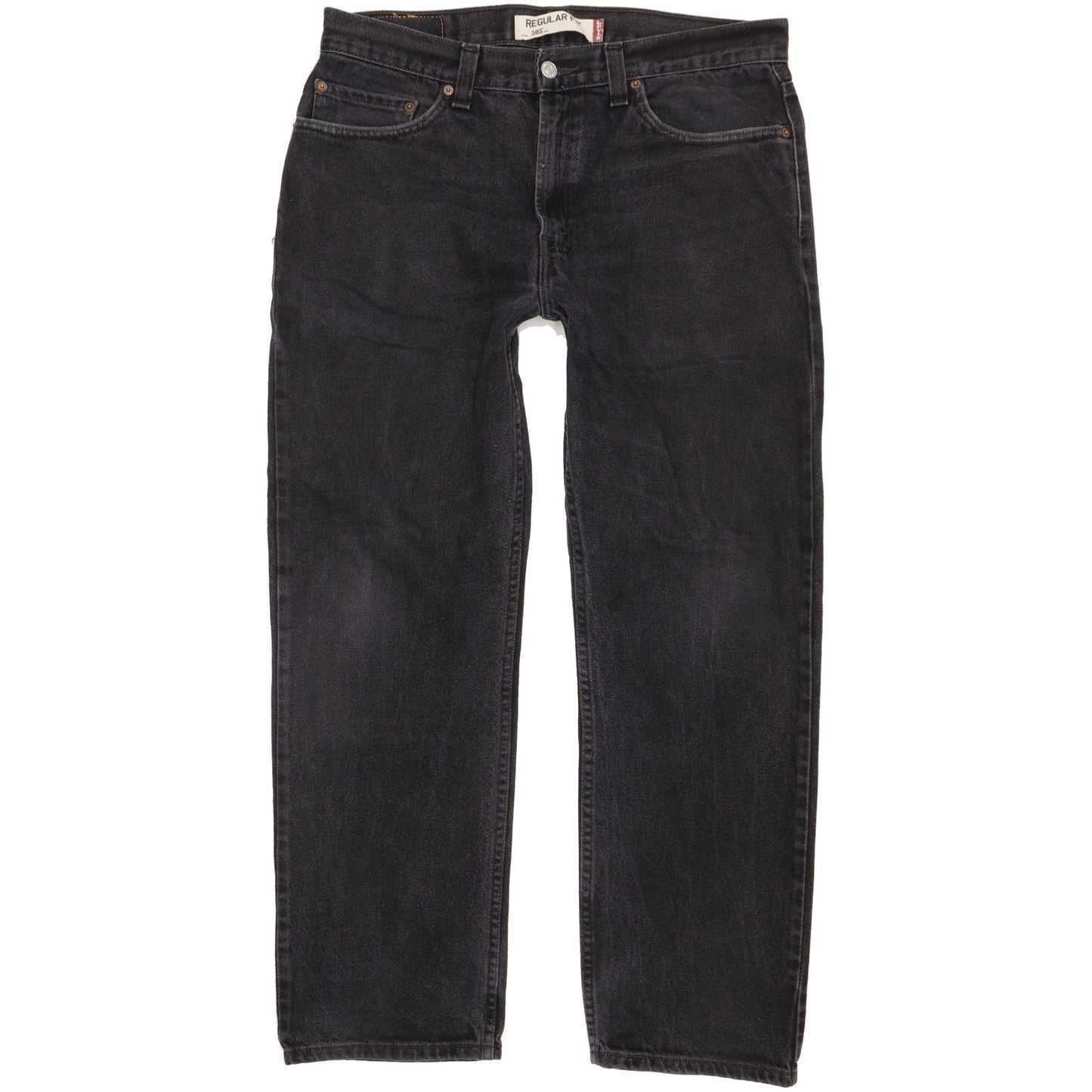 Levi's 505 Men Black Straight Regular Jeans W34 L29