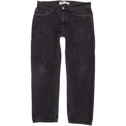 Levi's 505 Men Black Straight Regular Jeans W34 L29