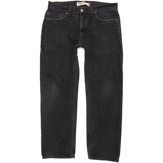 Levi's 505 Men Black Straight Regular Jeans W34 L29