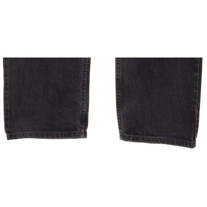 Levi's 505 Men Black Straight Regular Jeans W34 L29