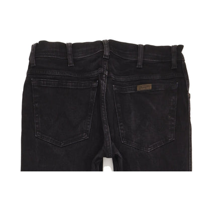 Wrangler Men Black Straight Regular Stretch Jeans W33 L33