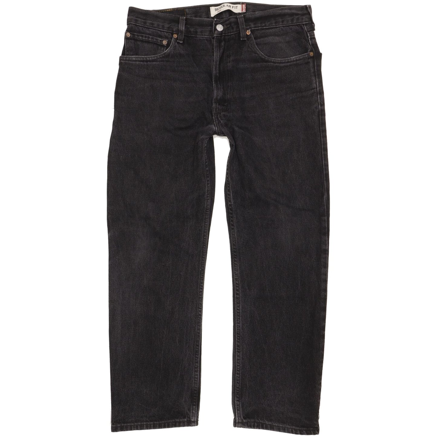 Levi's 505 Men Black Straight Regular Jeans W34 L28