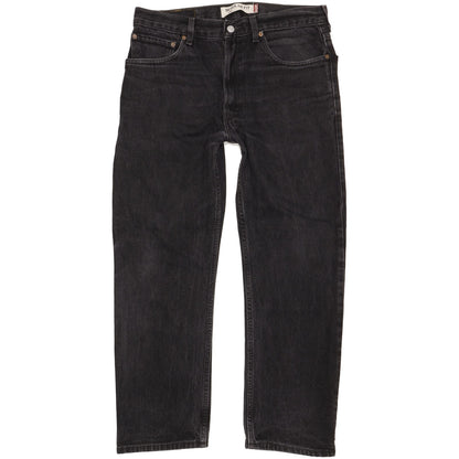 Levi's 505 Men Black Straight Regular Jeans W34 L28