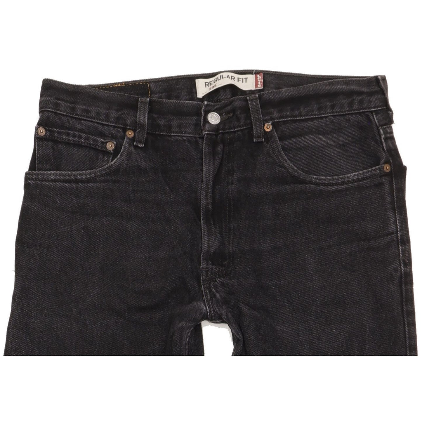 Levi's 505 Men Black Straight Regular Jeans W34 L28