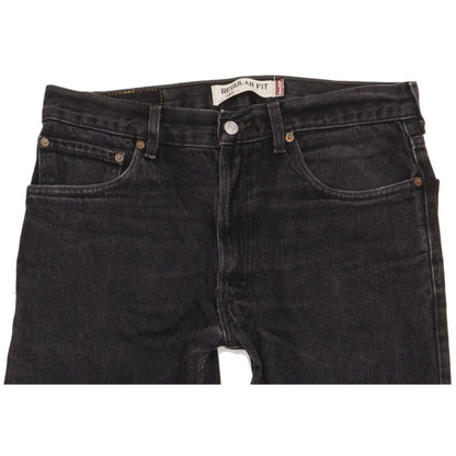Levi's 505 Men Black Straight Regular Jeans W34 L28