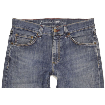 Mustang Big Sur Men Blue Straight Regular Stretch Jeans W33 L31