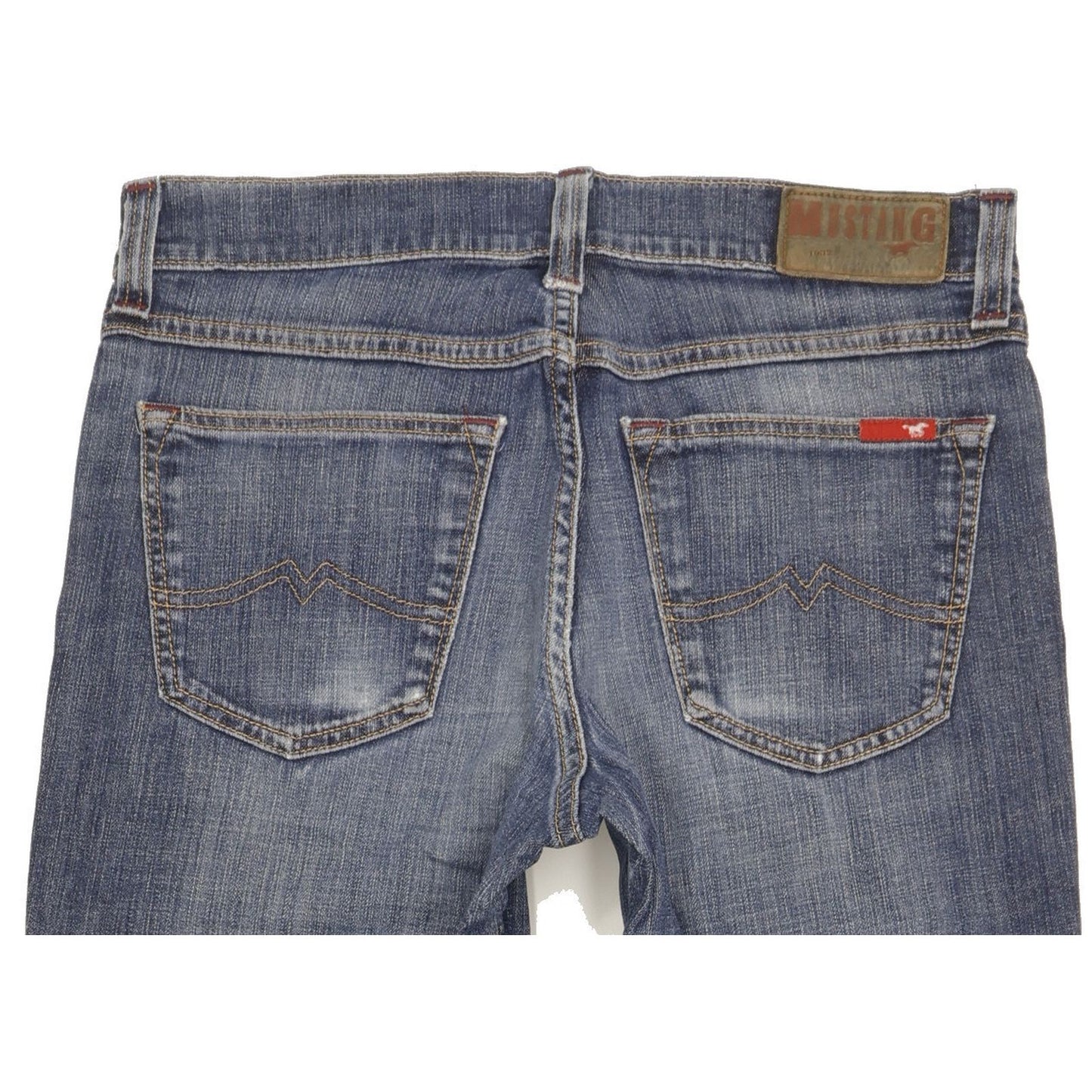 Mustang Big Sur Men Blue Straight Regular Stretch Jeans W33 L31