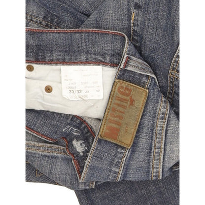 Mustang Big Sur Men Blue Straight Regular Stretch Jeans W33 L31