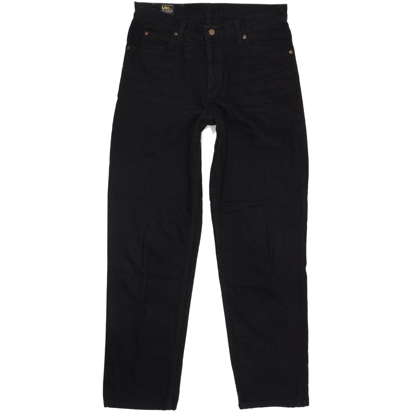 Lee Kansas Men Black Straight Regular Jeans W33 L32