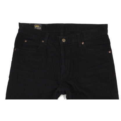 Lee Kansas Men Black Straight Regular Jeans W33 L32