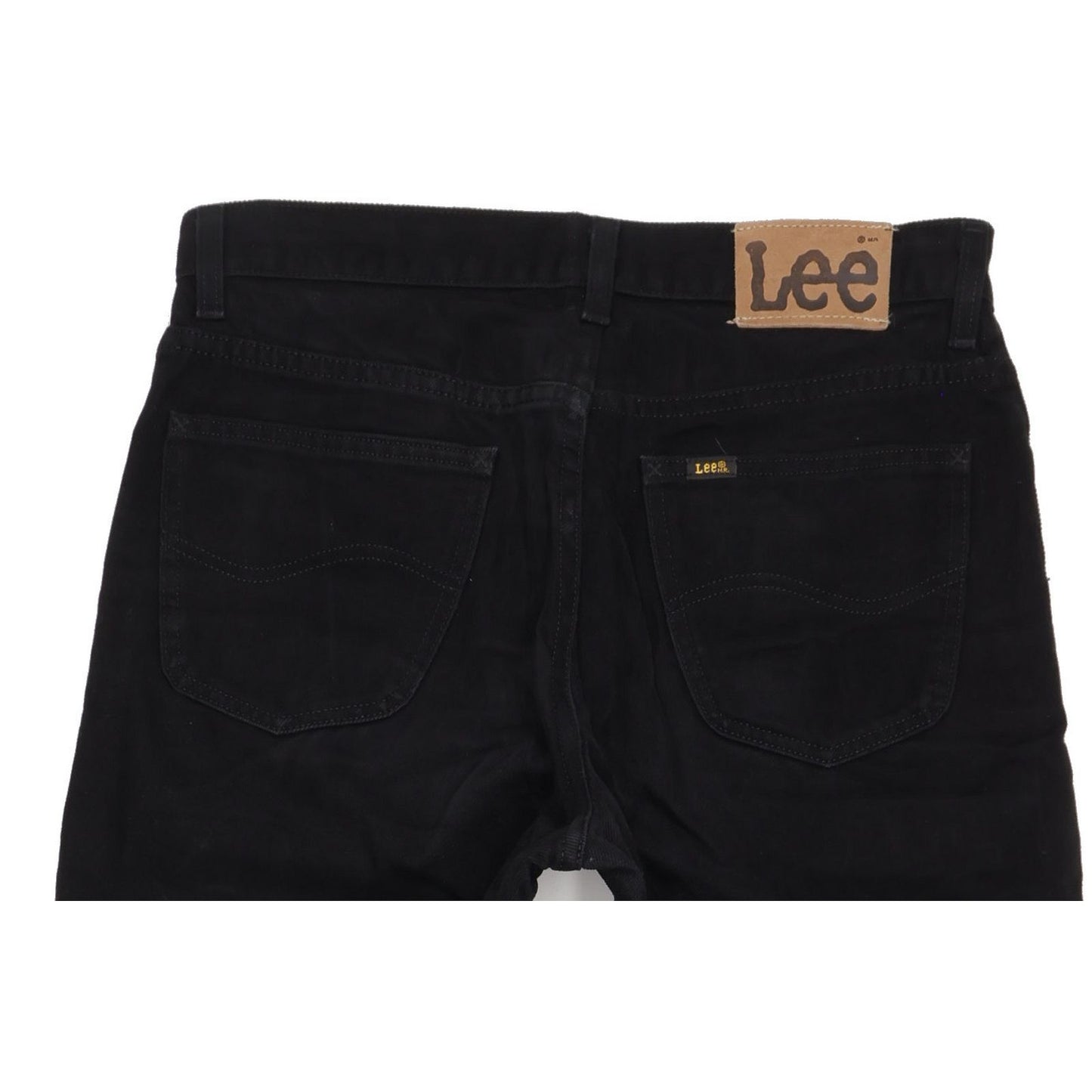 Lee Kansas Men Black Straight Regular Jeans W33 L32