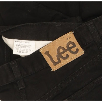 Lee Kansas Men Black Straight Regular Jeans W33 L32