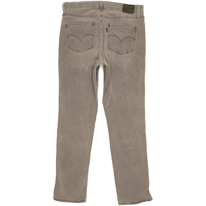 Levi's 312 Shaping Women Grey Straight Slim Stretch Jeans W30 L28
