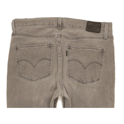 Levi's 312 Shaping Women Grey Straight Slim Stretch Jeans W30 L28