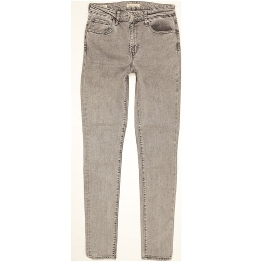 Levi's 721 Grey Skinny Slim Stretch Jeans High Waisted W29 L32