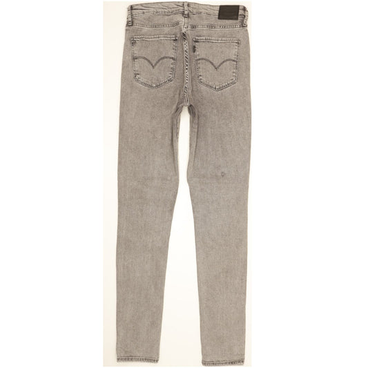 Levi's 721 Grey Skinny Slim Stretch Jeans High Waisted W29 L32