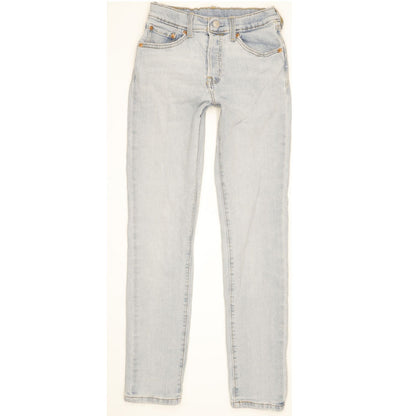 Levi's Kids Blue Straight Slim Stretch Jeans W24 L28