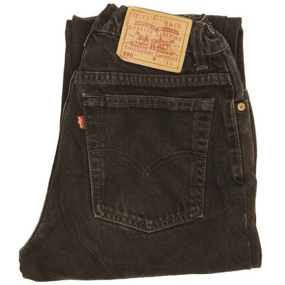 Levi's 550 Men Black Tapered Relaxed Jeans W28 L27