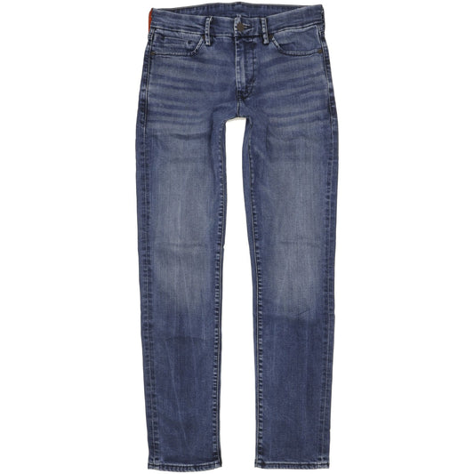 Levi's Men Blue Straight Slim Stretch Jeans W30 L34
