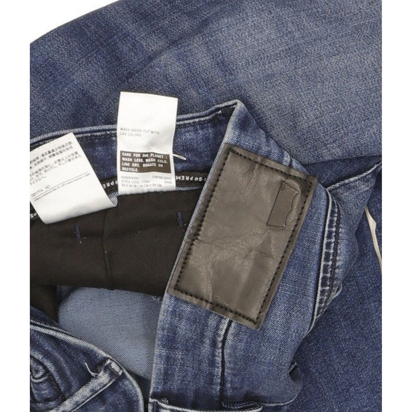 Levi's Men Blue Straight Slim Stretch Jeans W30 L34