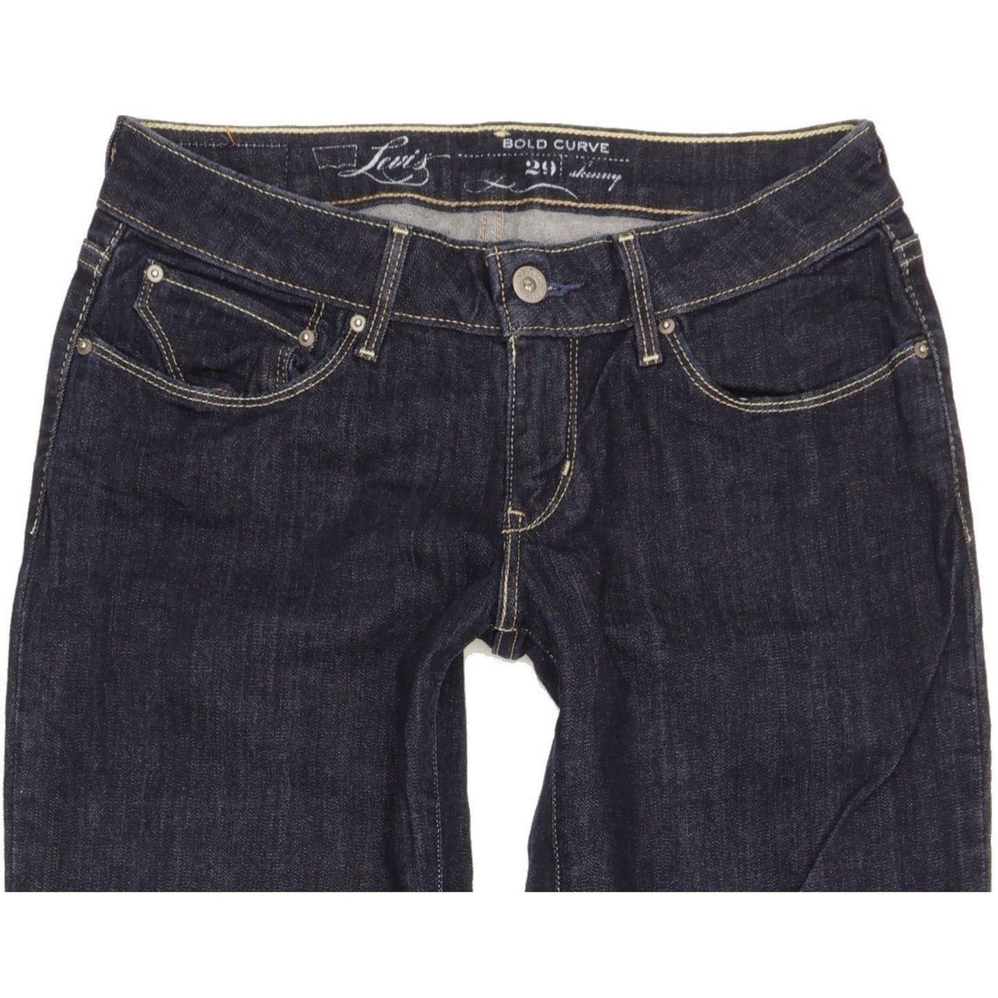 Levi's Bold Curve Women Blue Skinny Slim Stretch Jeans W29 L28